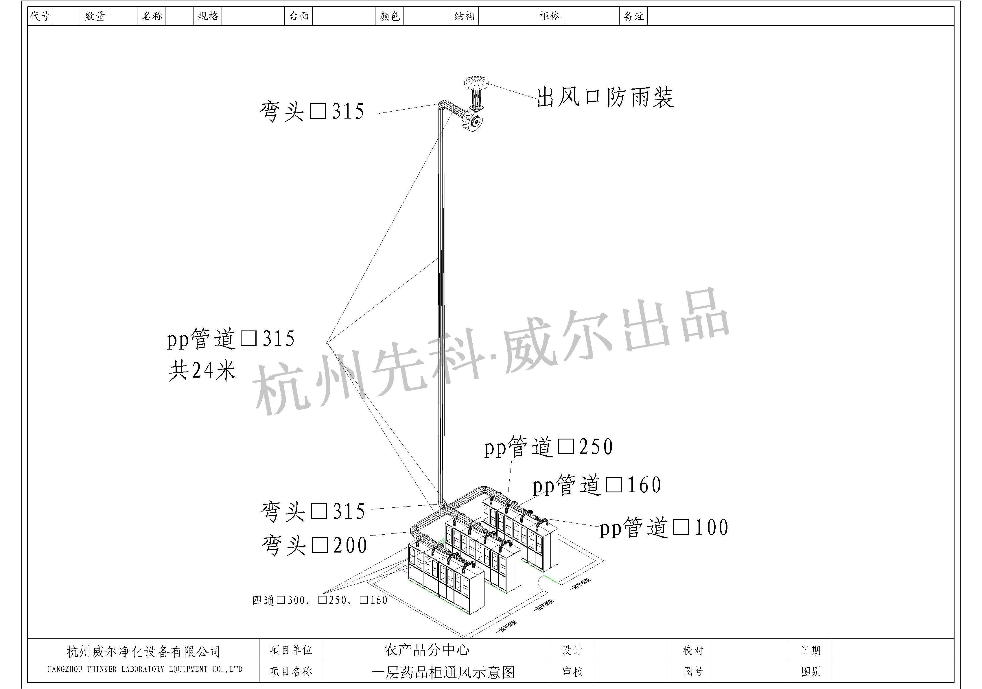 一层通风立体图TH-02